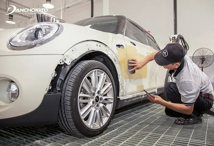 Quy Trình Sơn Xe Ô Tô