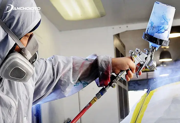 Quy Trình Sơn Xe Ô Tô