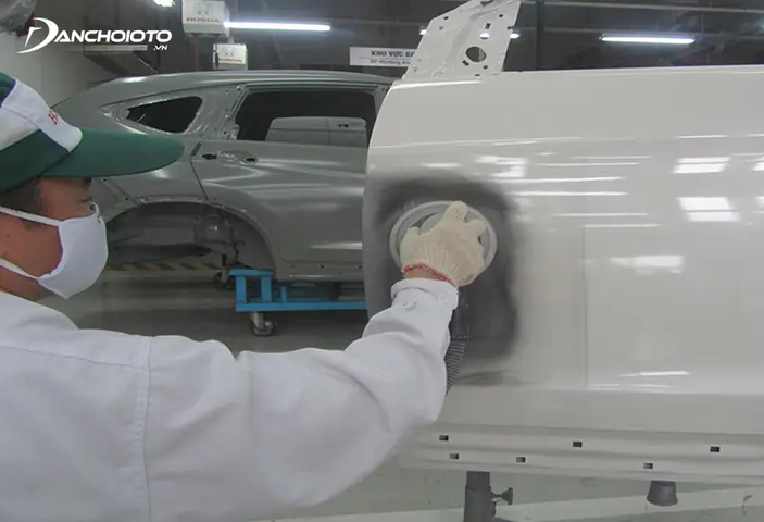 Quy Trình Sơn Xe Ô Tô