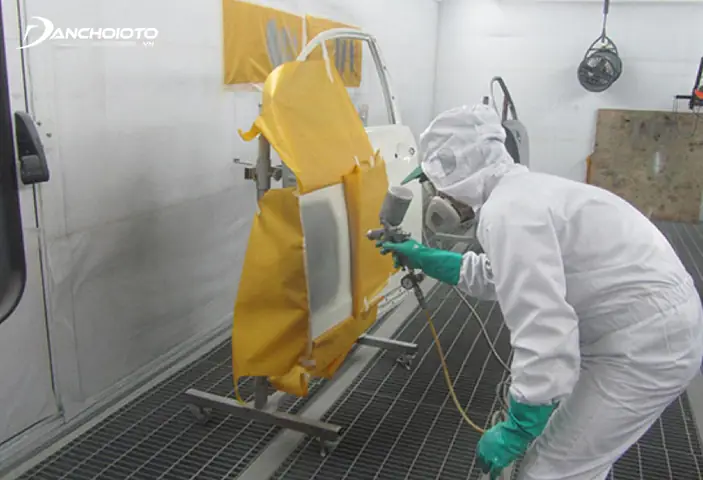 Quy Trình Sơn Xe Ô Tô