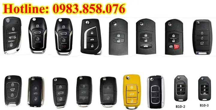 Làm Chìa Khóa Gập Cho Xe Hơi Ô Tô Xe Tải Tiện Lợi Gọn Gàng Sang Trong