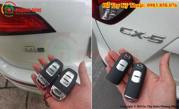 Làm Chìa Khóa Xe Hơi Thông Minh Smartkey Start/stop