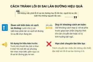 Cách Tránh Lỗi Đi Sai Làn Đường Hiệu Quả