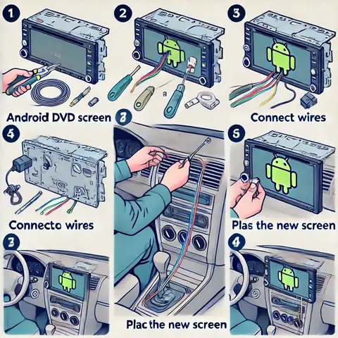 Lắp Màn Hình Dvd Xe Ô Tô