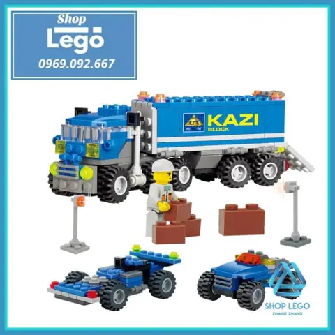 Hướng Dẫn Lắp Ráp Và Đánh Giá Bộ Xếp Hình Lego Xe Ô Tô Kazi 6409