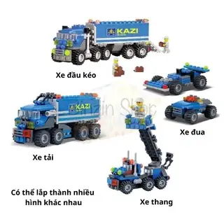 Hướng Dẫn Lắp Ráp Và Đánh Giá Bộ Xếp Hình Lego Xe Ô Tô Kazi 6409