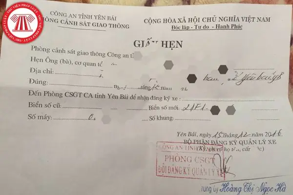 Lấy Cavet Xe Ô Tô Có Cần Mang Theo Xe Không? Giải Đáp Chi Tiết