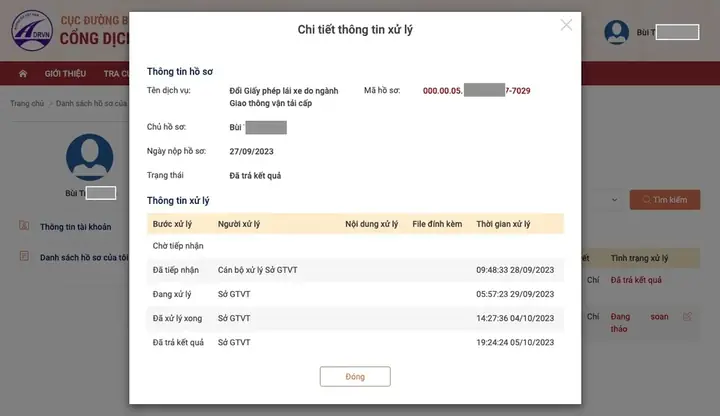Thời Gian Đổi Gplx Trực Tuyến