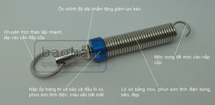 Giới Thiệu Cấu Tạo Lò Xo Mở Cốp Ô Tô – Bảo Hà Auto
