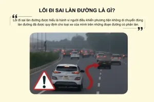 Lỗi Đi Sai Làn Đường Là Gì?
