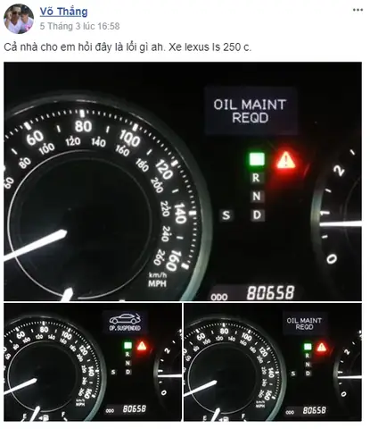 Lỗi Xe Ô Tô Maint Reqd Là Gì? Giải Pháp Khắc Phục Nhanh Chóng