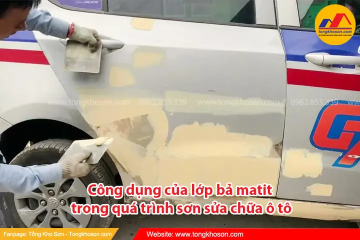 Công Dụng Của Lớp Bả Matit Trong Quá Trình Sơn Sửa Chữa Ô Tô