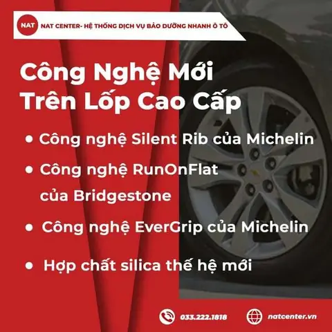 Công Nghệ Mới Trên Lốp Cao Cấp
