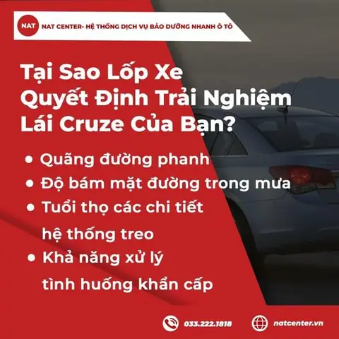 Tại Sao Lốp Xe Ô Tô Chevrolet Cruze Quyết Định Trải Nghiệm Lái – Nat Center