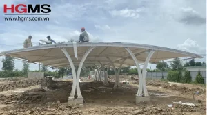 Mái Che Xe Ô Tô Trước Nhà