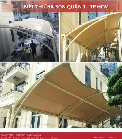 Mái Che Xe Ô Tô Trước Nhà