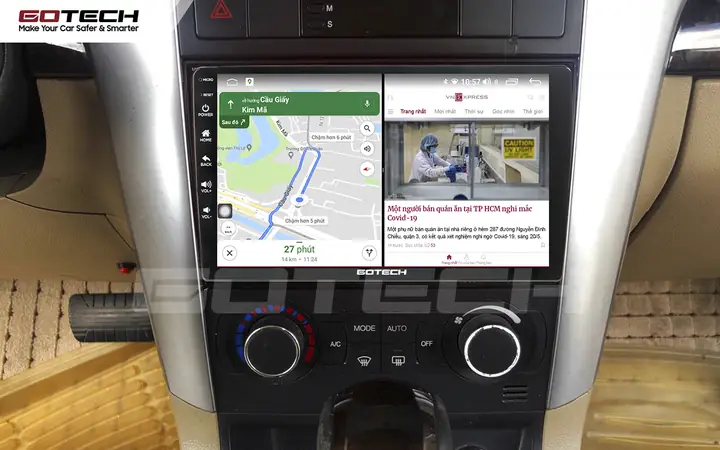 Màn Hình Chạy Song Song Nhiều Ứng Dụng Khác Nhau
