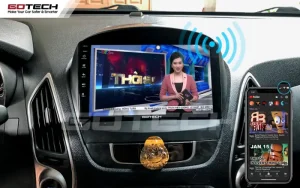 Màn Hình Ô Tô Gotech Đem Lại Sự Sang Trọng Cho Khoang Nội Thất.