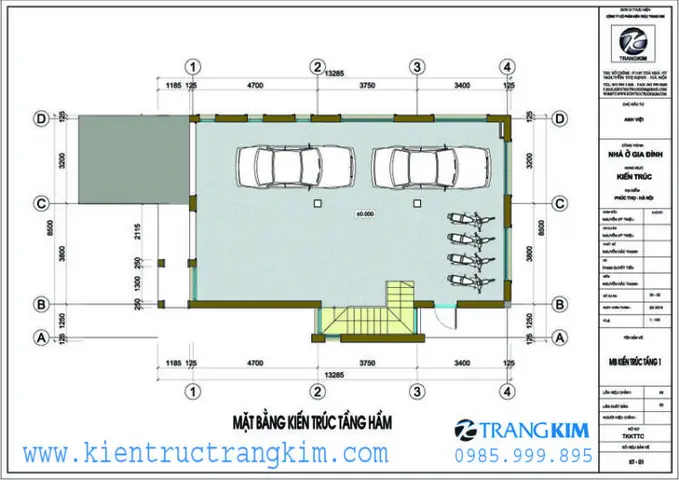 Mặt Bằng Hầm Đỗ Xe Ô Tô Chung Cư: Tiêu Chuẩn Thiết Kế Và Quy Định Mới Nhất