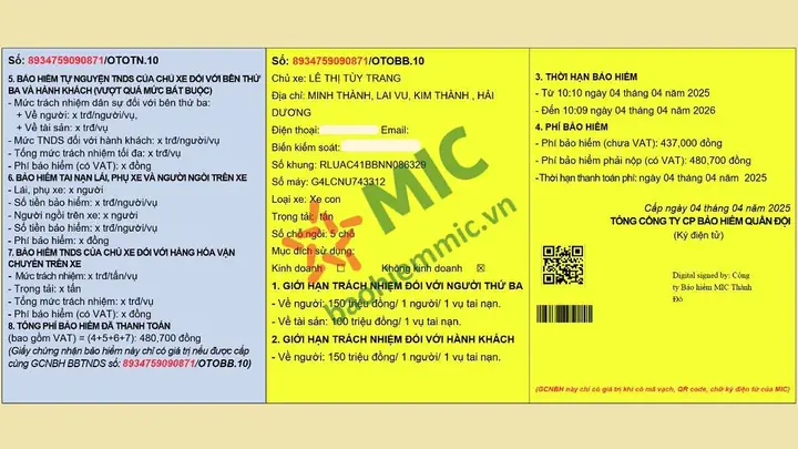 Các Điều Khoản Và Điều Kiện Áp Dụng