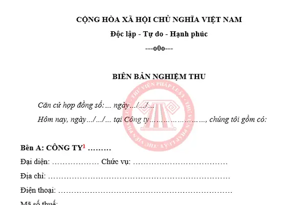 Mẫu Biên Bản Nghiệm Thu Thuê Xe Ô Tô Khách Chuẩn Xác, Chi Tiết