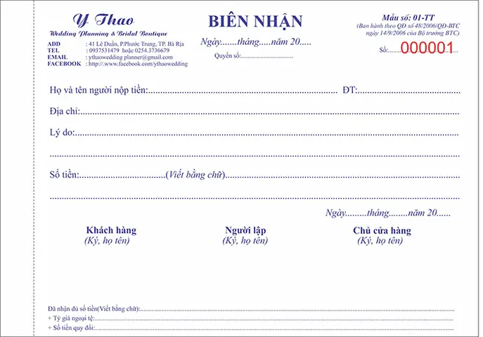 Tối Ưu Hóa Mẫu Biên Lai Thu Tiền Rửa Xe Ô Tô: Hướng Dẫn Toàn Diện