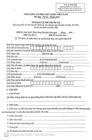 Mẫu C2 Tờ Khai Thuế Trước Bạ Xe Ô Tô: Hướng Dẫn Chi Tiết