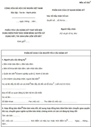 Mẫu Đăng Ký Thay Đổi Tên Xe Ô Tô: Hướng Dẫn Chi Tiết Từ A Đến Z