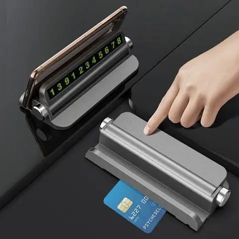 Bảng Ghi Số Điện Thoại Kiêm Giá Đỡ Điện Thoại Gắn Taplo Ô Tô