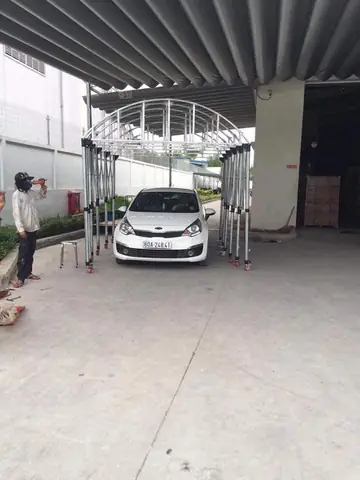 Mẫu Mái Che Bãi Để Xe Ô Tô