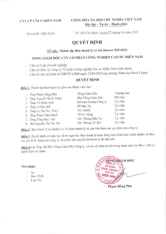 Hỗ Trợ Công Tác Thanh Lý Hoặc Bán Xe