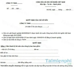 Quyết Định Thu Hồi Xe Ô Tô: Mẫu, Quy Trình & Quyền Lợi