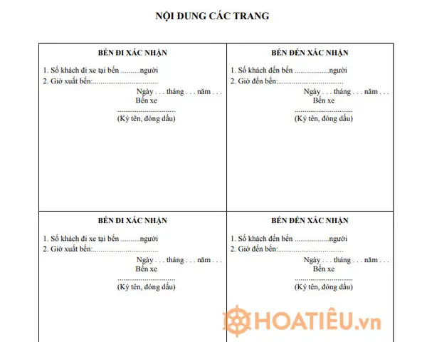 Hướng Dẫn Ghi Sổ Nhật Trình Chạy Xe
