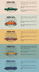 Màu Sắc Theo Từng Bản Mệnh Cụ Thể