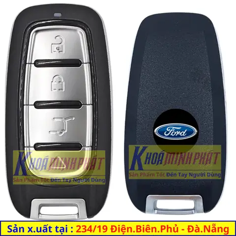 Chìa Khoá Smartkey Mẫu V1 Xe Ô Tô Ford Ecosport, Ranger, Everest, Transit, Escape, Explorer, Ford Focus, Fiesta Chìa Khoá Smartkey Mẫu V1 Xe Ô Tô Ford Ecosport, Ranger, Everest, Transit, Escape, Explorer, Ford Focus, Fiesta