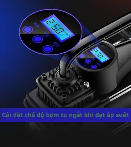 Máy Bơm Lốp Xe Ô Tô Lifepro L602-ac Đen Máy Bơm Lốp Xe Ô Tô Lifepro L602-ac Đen