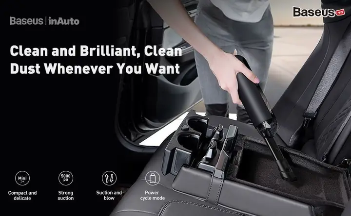 Hình Ảnh Chi Tiết Máy Hút Bụi Cầm Tay Chuyên Dụng Cho Xe Hơi Baseus A2 Car Vacuum Cleaner