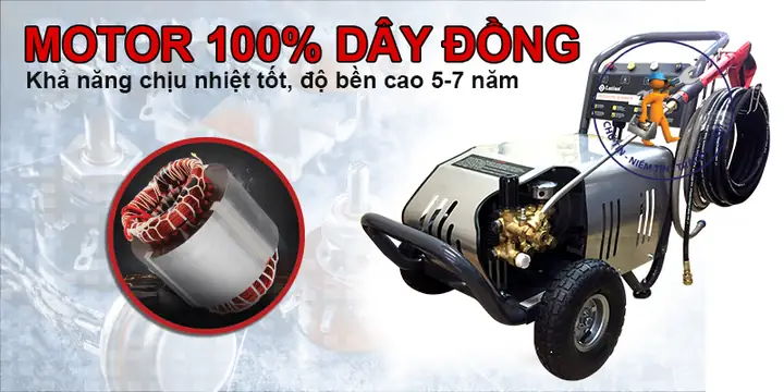 Máy Rửa Xe Ô Tô Cao Áp Lutian 20m36-7.5t4 Máy Rửa Xe Ô Tô Cao Áp Lutian 20m36-7.5t4