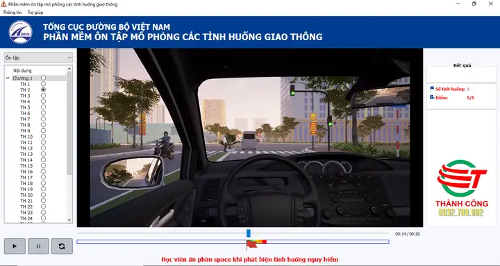 Tình Huống Số 2 - Người Đi Bộ Băng Qua Đường