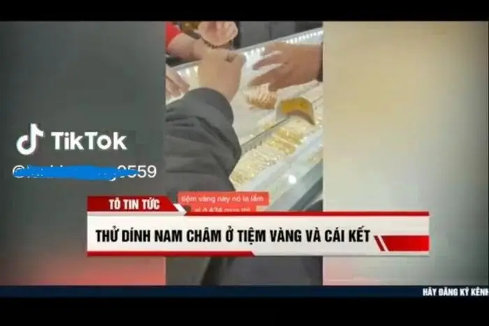 Vụ Vàng Hút Nam Châm Ở Bình Dương, Quản Lý Tiệm Vàng Giải Thích Lý Do Không Ai Ngờ Tới - Ảnh 1. Vụ Vàng Hút Nam Châm Ở Bình Dương, Quản Lý Tiệm Vàng Giải Thích Lý Do Không Ai Ngờ Tới - Ảnh 1.