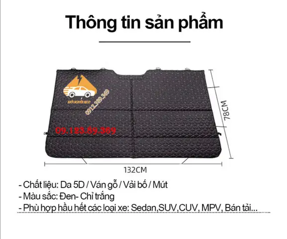 ✅ Thông Tin Sản Phẩm : Nệm Ngủ Ghế Sau Ô Tô