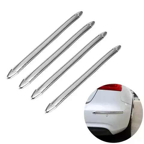 Bộ 4 Nẹp Cho Cạnh Xe, Đầu Xe Và Đuôi Xe Cho Ô Tô Giúp Bảo Vệ Chống Xước Và Chống Va Chạm Cho Xe Ô Tô