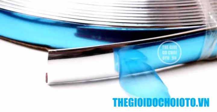 Cuộn Nẹp Dán Viền Xe Ô Tô, Dán Viền Inox Ô Tô