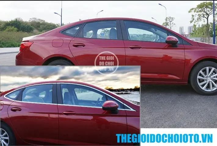 Cuộn Nẹp Dán Viền Xe Ô Tô, Dán Viền Inox Ô Tô