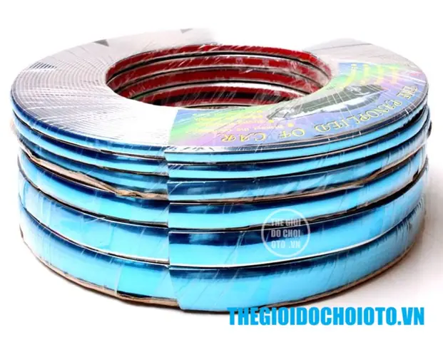 Cuộn Nẹp Dán Viền Xe Ô Tô, Dán Viền Inox Ô Tô