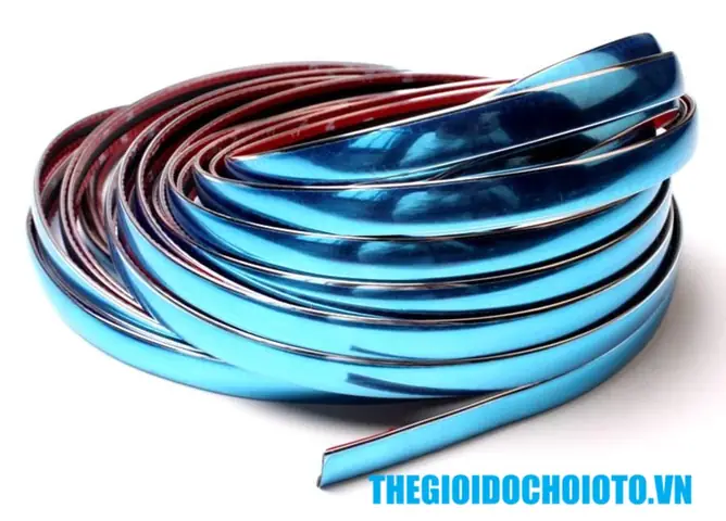 Cuộn Nẹp Dán Viền Xe Ô Tô, Dán Viền Inox Ô Tô