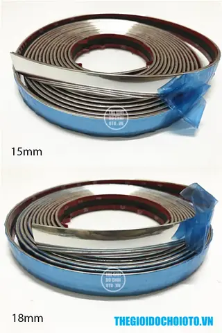 Cuộn Nẹp Dán Viền Xe Ô Tô, Dán Viền Inox Ô Tô