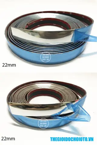 Cuộn Nẹp Dán Viền Xe Ô Tô, Dán Viền Inox Ô Tô