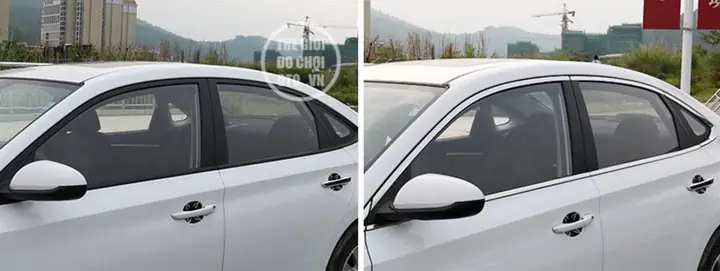 Cuộn Nẹp Dán Viền Xe Ô Tô, Dán Viền Inox Ô Tô
