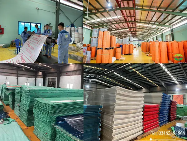 Nhà Để Xe Ô Tô Mái Nhựa Thông Minh